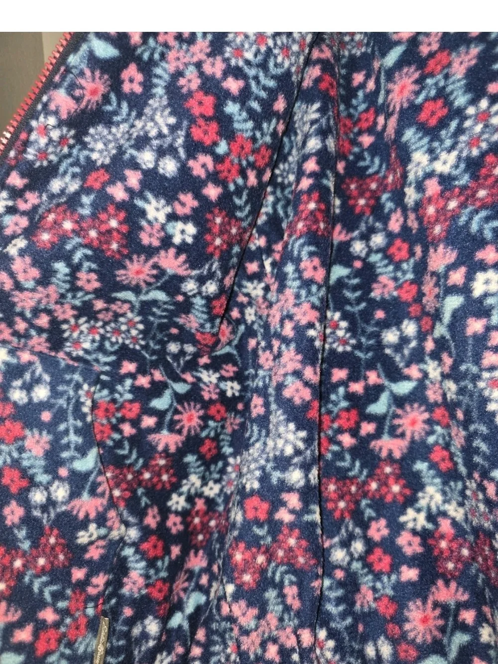Eddie Bauer Pink and Navy Reversible Ski Jacket